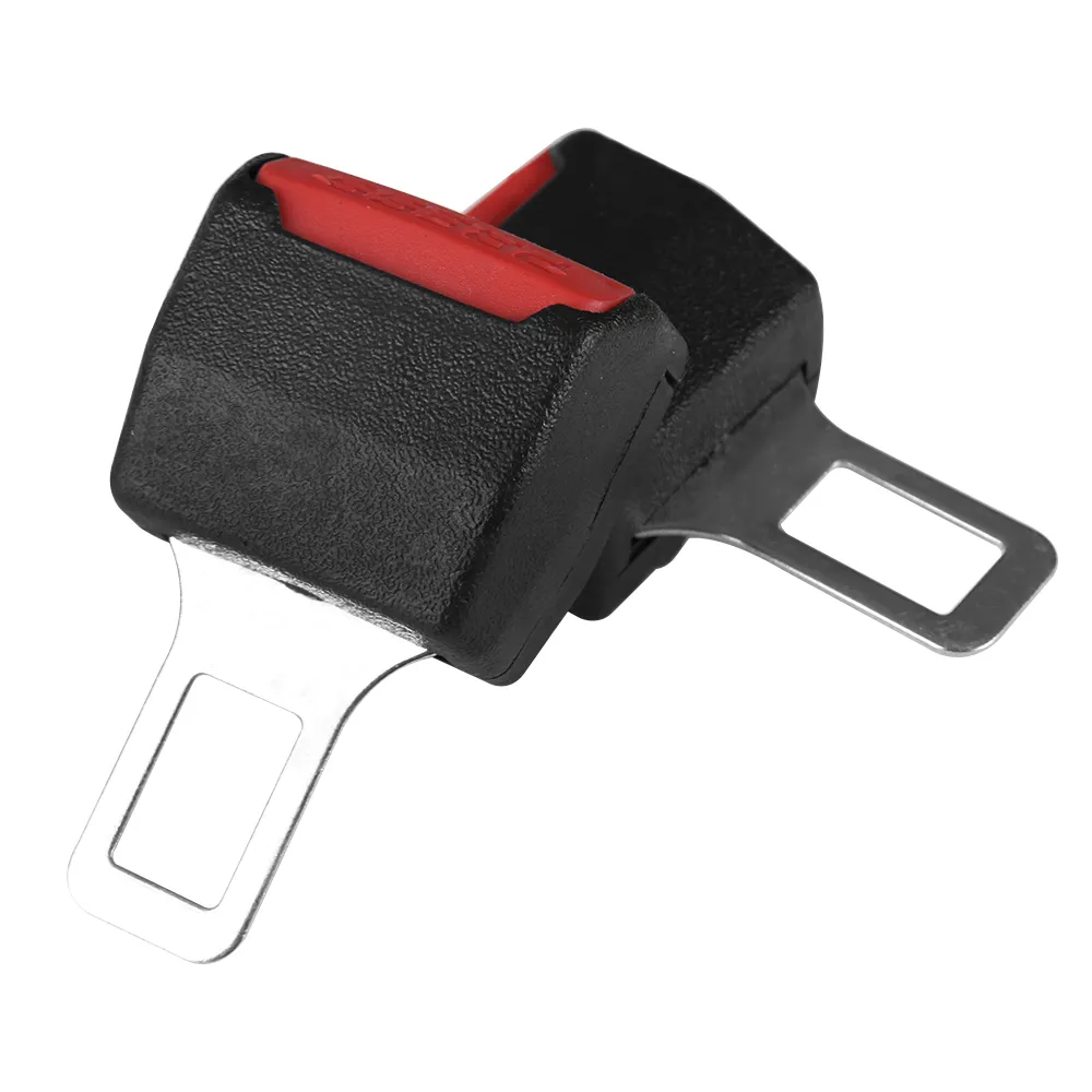 Universal Car Seat Belt Clip Black Extender Safety Belts Plug Alarm Canceller