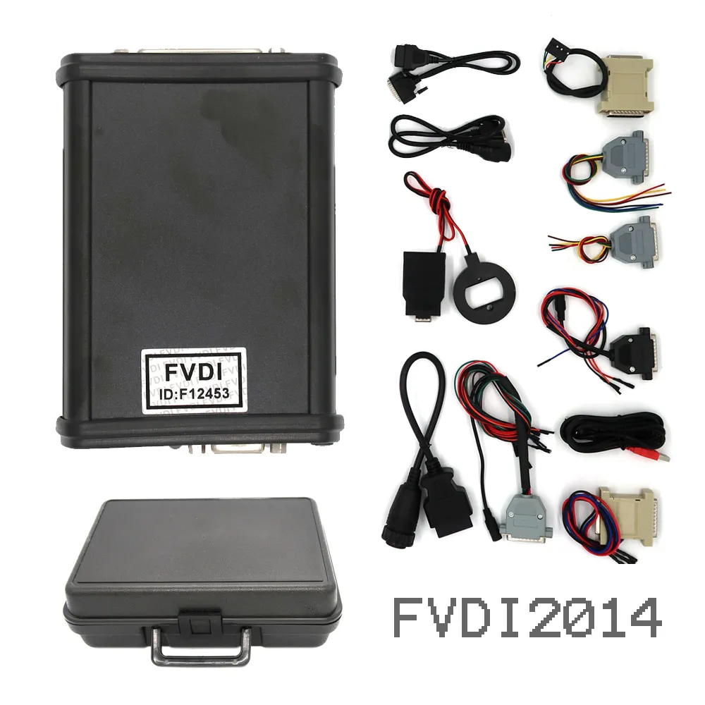 V2014 fVDI Vollversion (inklusive 18 Software) fVDI ABRITES Kommandant fVDI Diagnosescanner-Werkzeug auf Lager DHL FREE