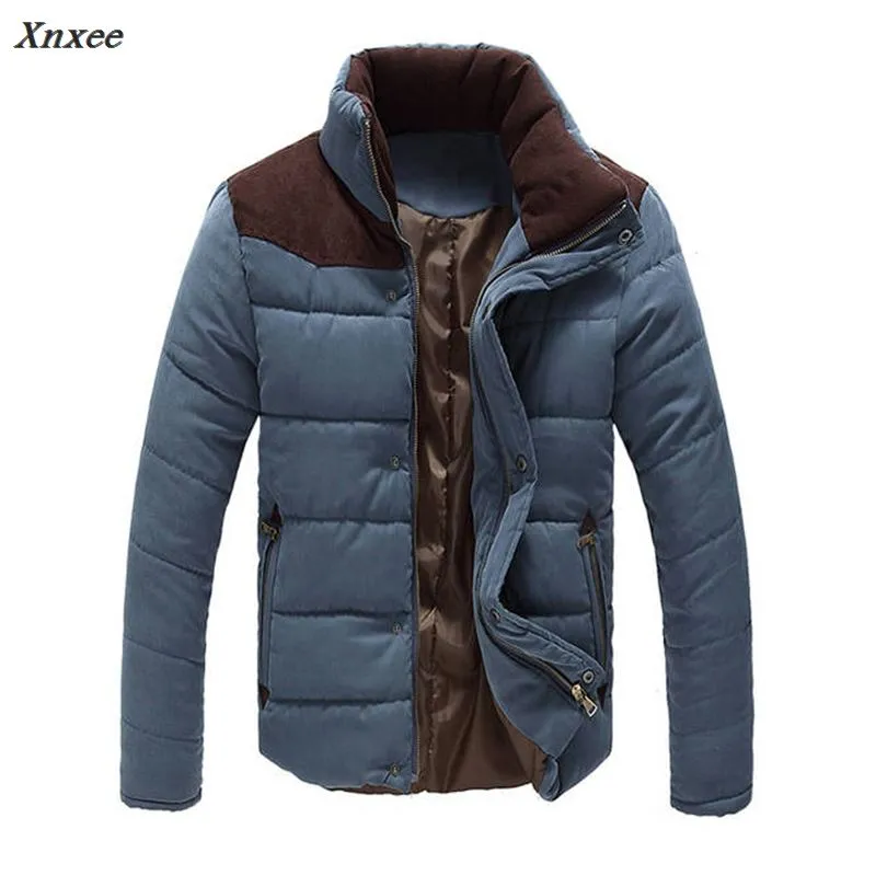 Yeni Ceket Erkekler 2018 Sıcak Satış Kalın Yüksek Kalite Sonbahar Kış Sıcak Dış Giyim Marka Ceket Rahat Katı Erkek Windbreak Ceketler M-3XL