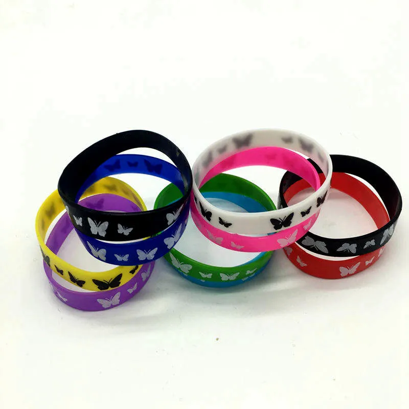 New Direct Selling Wholesale jelly Silicone Bracelet Elastic Rubber Wristbands for Men Women Jewelry Fashion Accessories Cuff Gifts