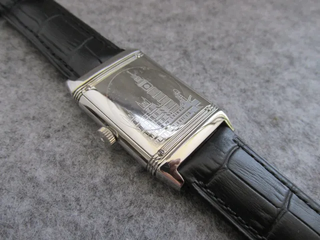 Clean Factory 27x46mm Reverso Ultra Thin Q2788570 roestvrij staal eerbetoon aan 1931 London Edition quartz heren dames horloge van hoge kwaliteit waterdicht horloge