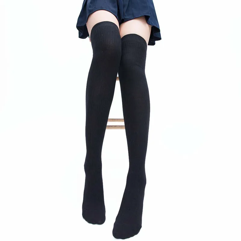 Girl Lår High Socks Spring Autumn 2020 Sticked virka mjuka långa flickor i strumpor online shopping bomull över knästrumporna 11747709