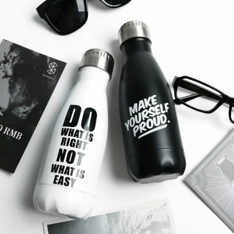 Waters Bottles Bowling Insulation Cups Stainless Steel Letter Kettles