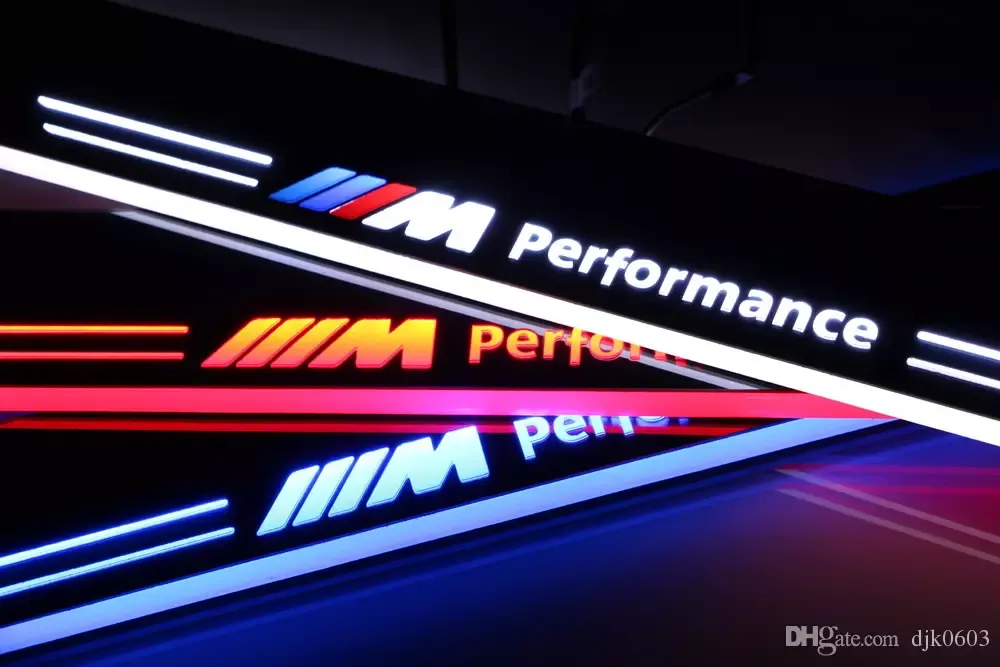 Custom LED Running Car Decorative Accessories Door Sill Scuff Plate