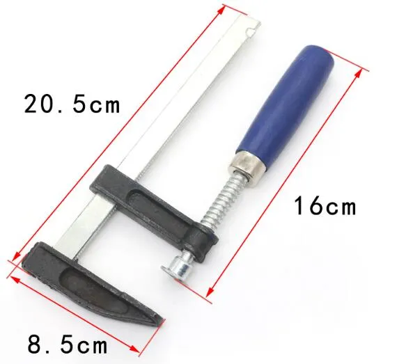 50*150mm Heavy Duty F Clamp Bar for Wood Woodworking High Strength Durability DIY Hand Tool