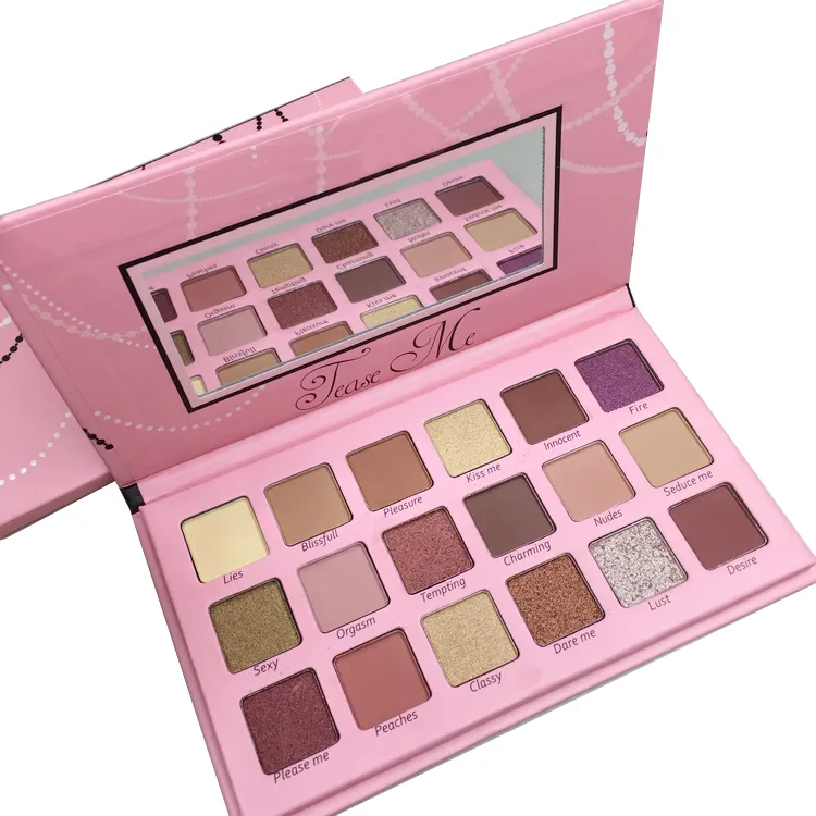 Envío gratis por ePacket! Beauty Creations Tease Me Eyeshadow Palette 18  colores New Rose Gold Beauty