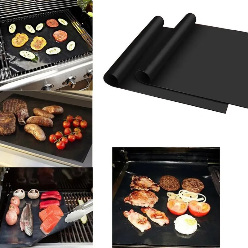 Antiadhésif Barbecue Grill BBQ Magic Grill Mat Résistant À La Chaleur Cozinha Cozinhar Cuisson Silicone Tapis BBQ Outils