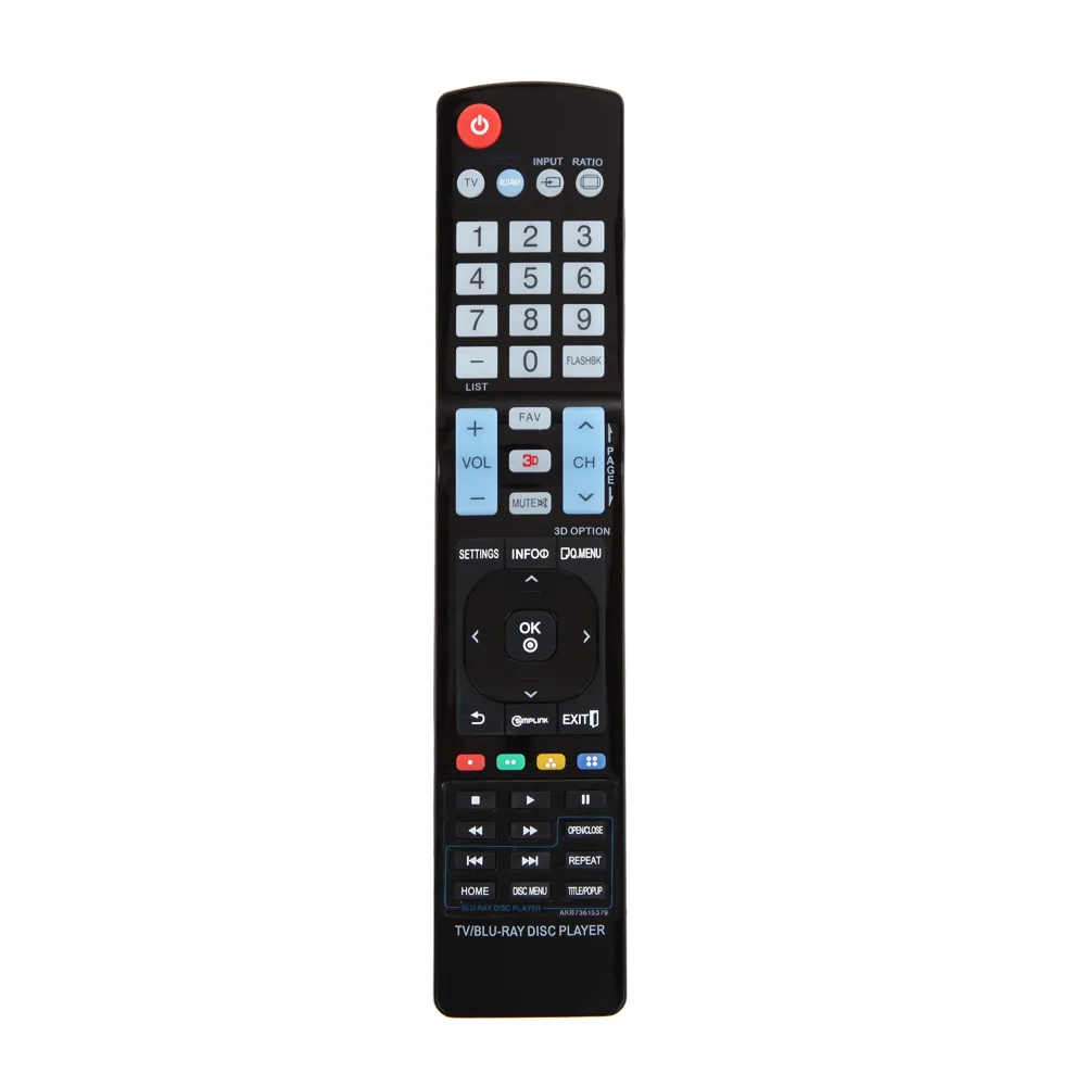 Universal Ersättnings -TV -fjärrkontrollkontroll för TV -TV LG LCD LED HDTV 3D Remote Control