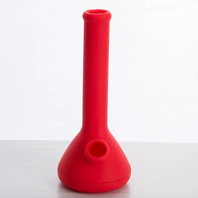 Pipe à eau en silicone avec tige en silicone, plate-forme pétrolière de collecteur de nectar en silicone, narguilé, narguilé en silicone pour conduite d'eau portable 454