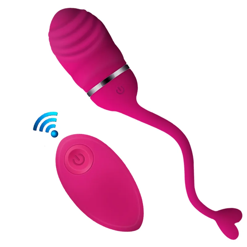 FLXUR USB充電リモートコントロールバイブレーターアナルセックス玩具強力な振動膣ボールタイトな運動卵シリコーンセックス製品D18111402
