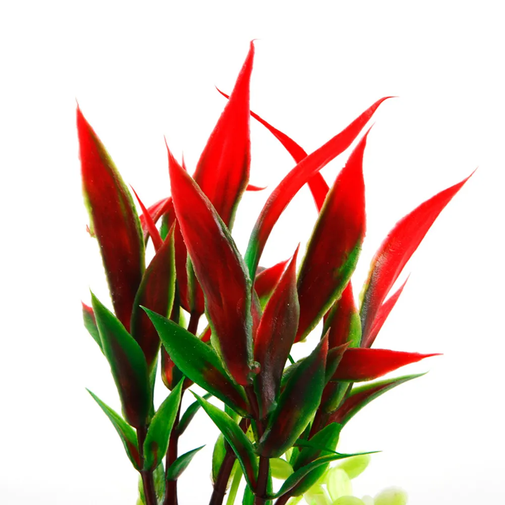 Beautiful Plastic Aquarium Plants Artificial Fish Tank Water Glass Landscape Plant Wall