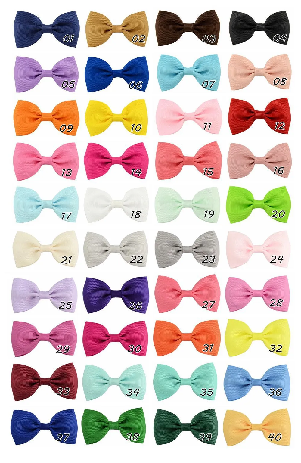 solid color bow ties