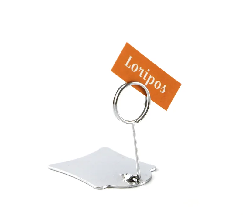 Wholesale Small Size Wholesale Store POP Metal Clip Stand Desk Sign