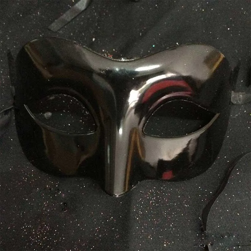 Mens Lady Masquerade Maske Süslü Elbise Venedik Maskeleri Maskeli Yapma Maskeleri Plastik Yarım Yüz Maskesi İsteğe Bağlı Çok Renkli Beyaz Altın