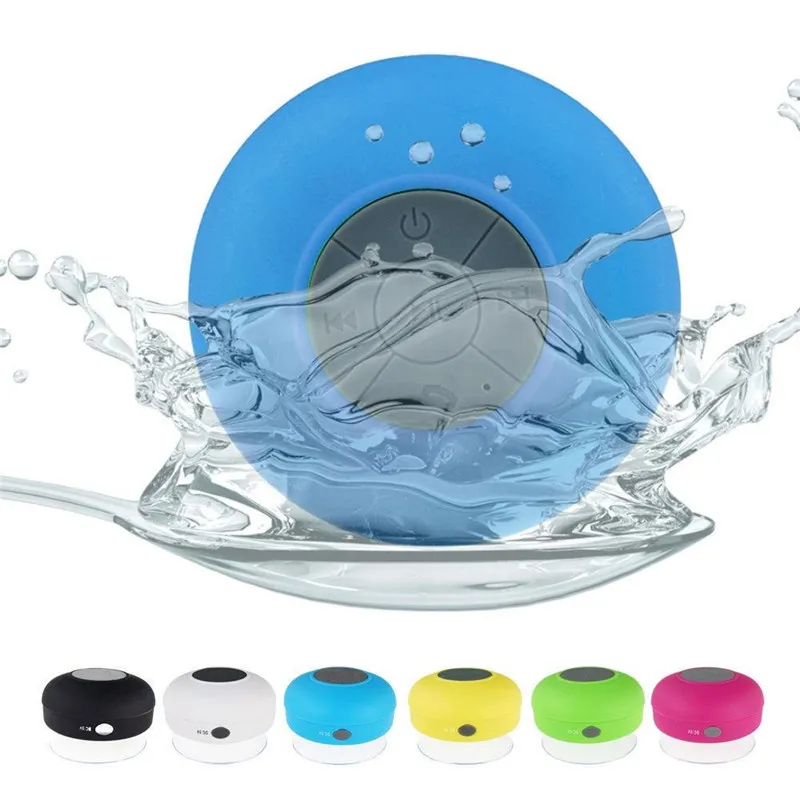 Bluetooth Speaker Waterproof Wireless Shower Handsfree Car Speaker For iPhone 6 7 8 Smasung S6 S7 S8 Cellphone Free DHL