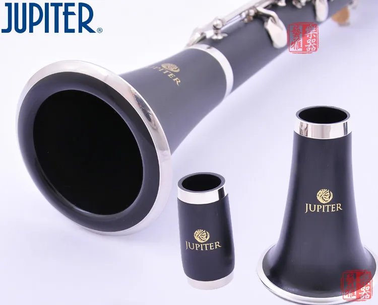 ジュピターJCL 637N新着B Flat Tune Clarinet高品質木鉄風電車ブラック 