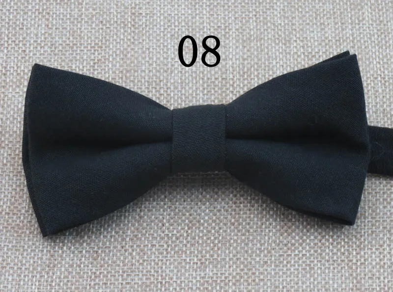 Solid Vuxen Bowtie Kopia Cowboy Bow Tie15 Färger Justera spänne Män Kvinnor Bowknot Necktie Yrkesband för julklapp