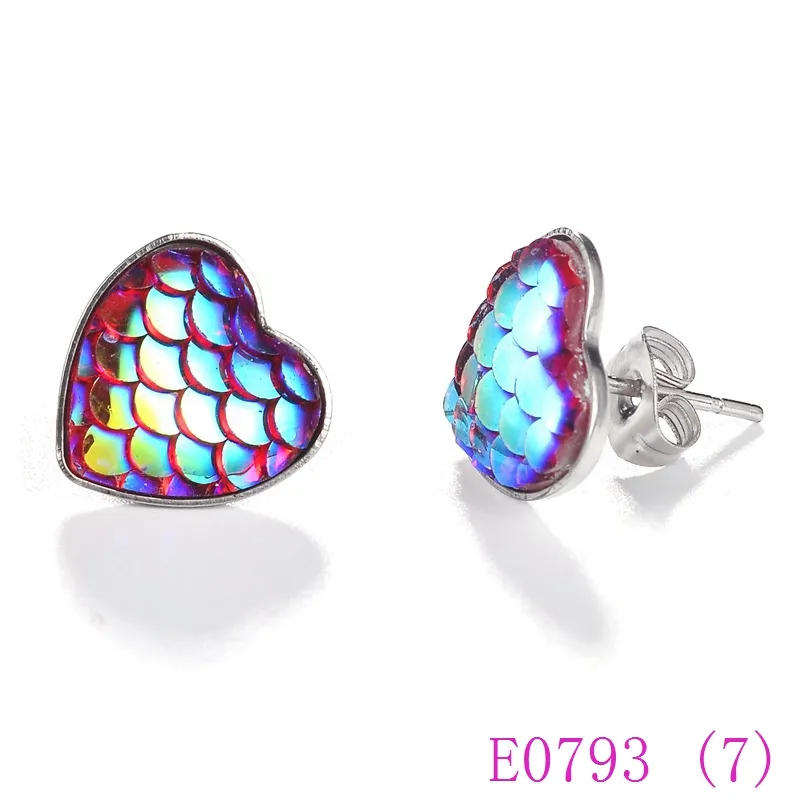 Jewelry earrings /pack Mixed stud hoop charms dangle earring For Women Rhinestone Sequin ear stud E0793