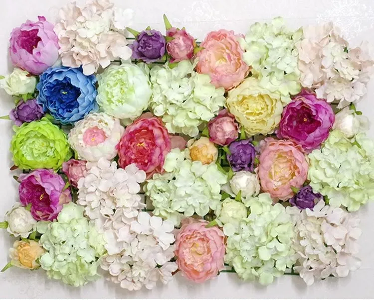 웨딩 홈 파티 장식 고품질의 꽃을위한 12cm 인공 장식 모란 머리 시뮬레이션 DIY 실크 플라워 헤드