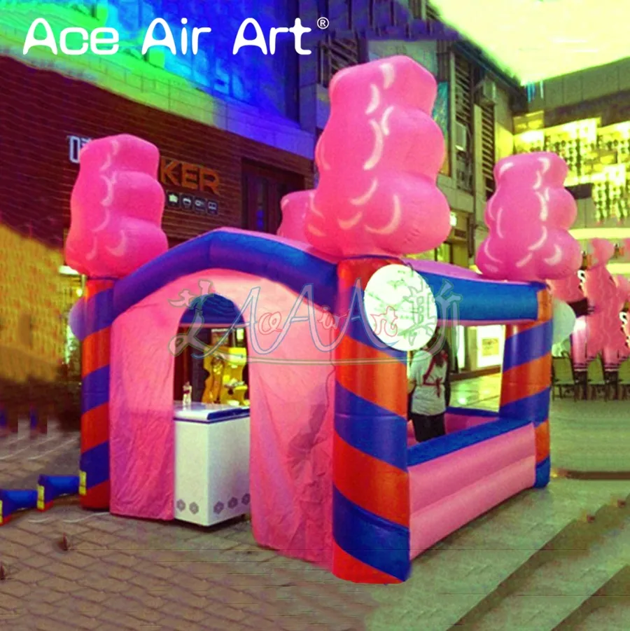 High Quality Inflatable Marshmallow and Candy Booth Kiosk Bar Carnival Party Concession Tent for Event on Sale