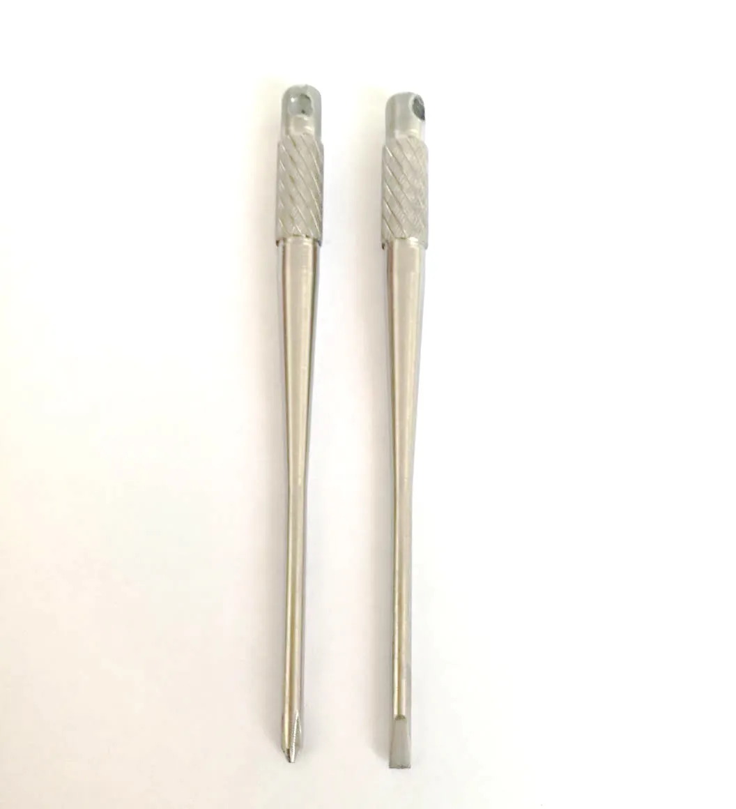 Titanium Keychain Phillips Flat Screwdriver Set Ph00 Knurled EDC