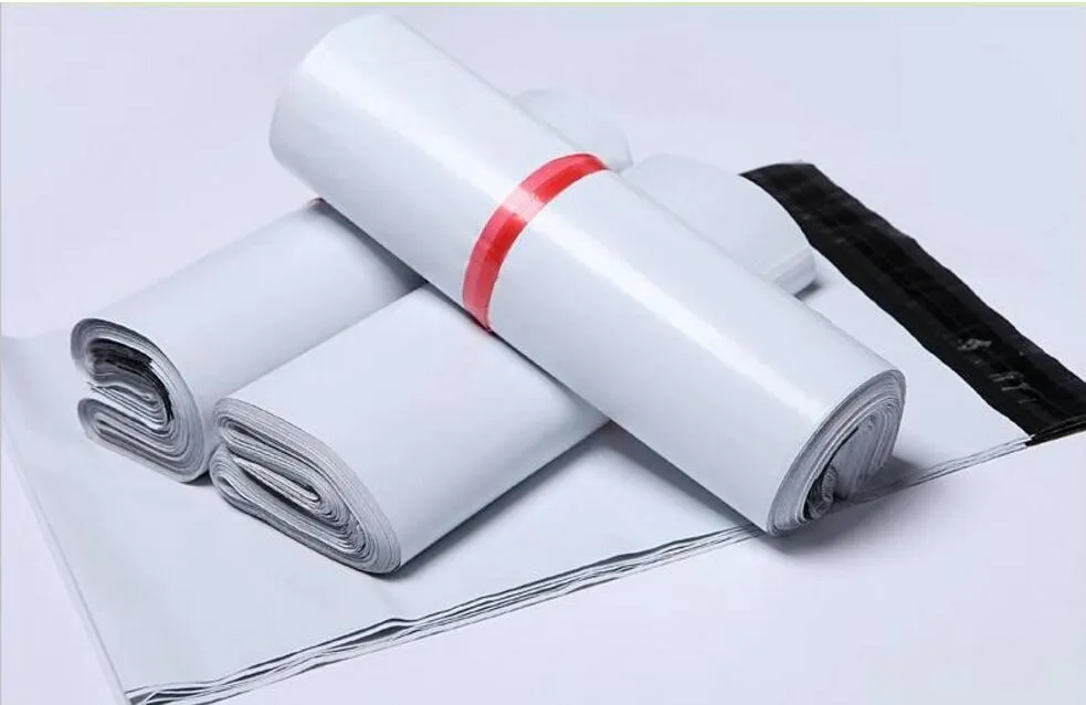 17cmx30 cm Poly Selfseal Mailbags Plastic Courier Courier Destructive Polying Self Plastic Bags Express Mail 7074400