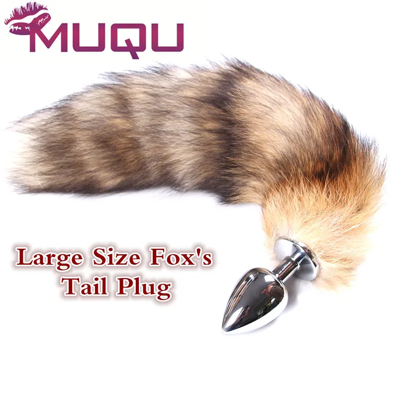 MUQU Large Metal Anal Plug Long Fox Tail Butt Plug,... From Zhengrui08,  $8.6 | DHgate.Com