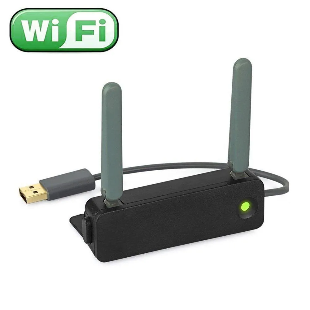 Dual Wireless N Network Net Internet WiFi USB Adapter For Microsoft XBOX  360 Xbox 360 S Xbox 360 Elite