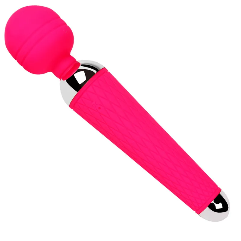 USB Charge Av Magic Wand Vibrator dla kobiety seksu produktu Av Vibrator Electro Sex Toy dla kobiety wibrator łechtaczki 5279453