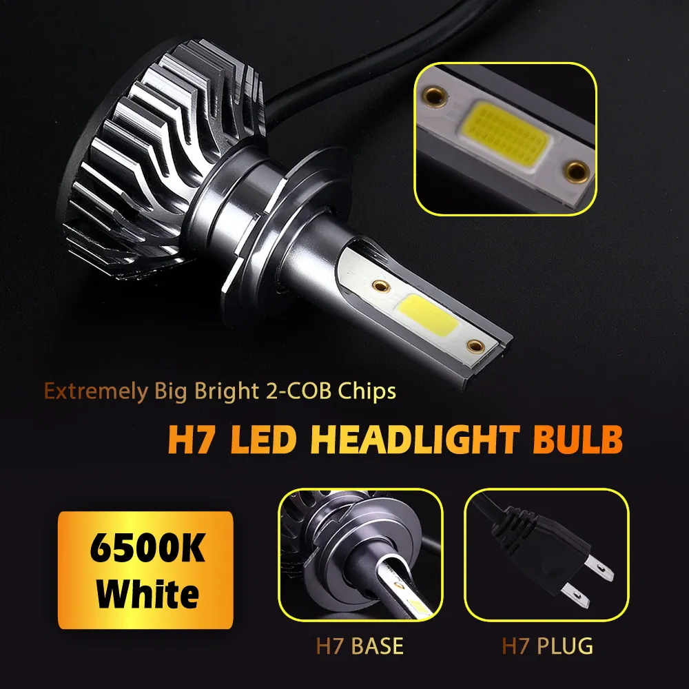 1x Ampoule LED H3 CANbus  Conversion Phares Led Lumière Blanche