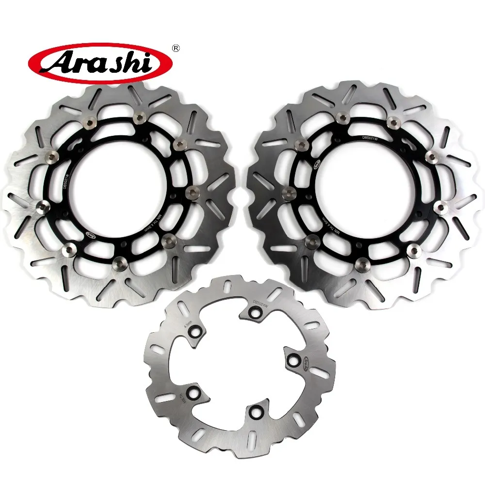 ARASHI For YAMAHA YZF R6 2005 - 2015 CNC Front Rear Brake Rotors Disk Disc YZF-R6 2008 2009 2010 2011 2012 2013 2014 R1