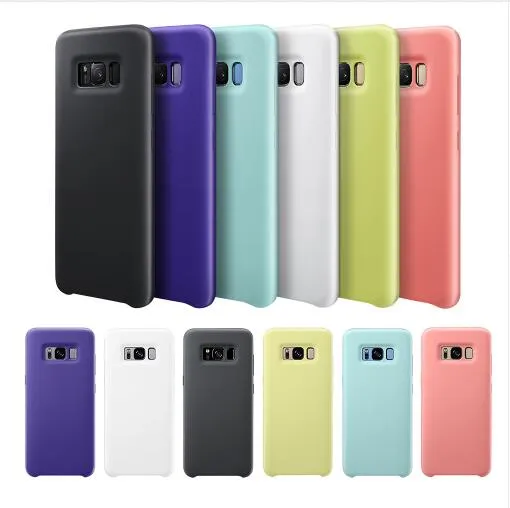 Coque en silicone souple pour Samsung Galaxy Note 9 Coque en silicone d'origine pour S8 Plus S7 Edge Note 8 Coque de protection