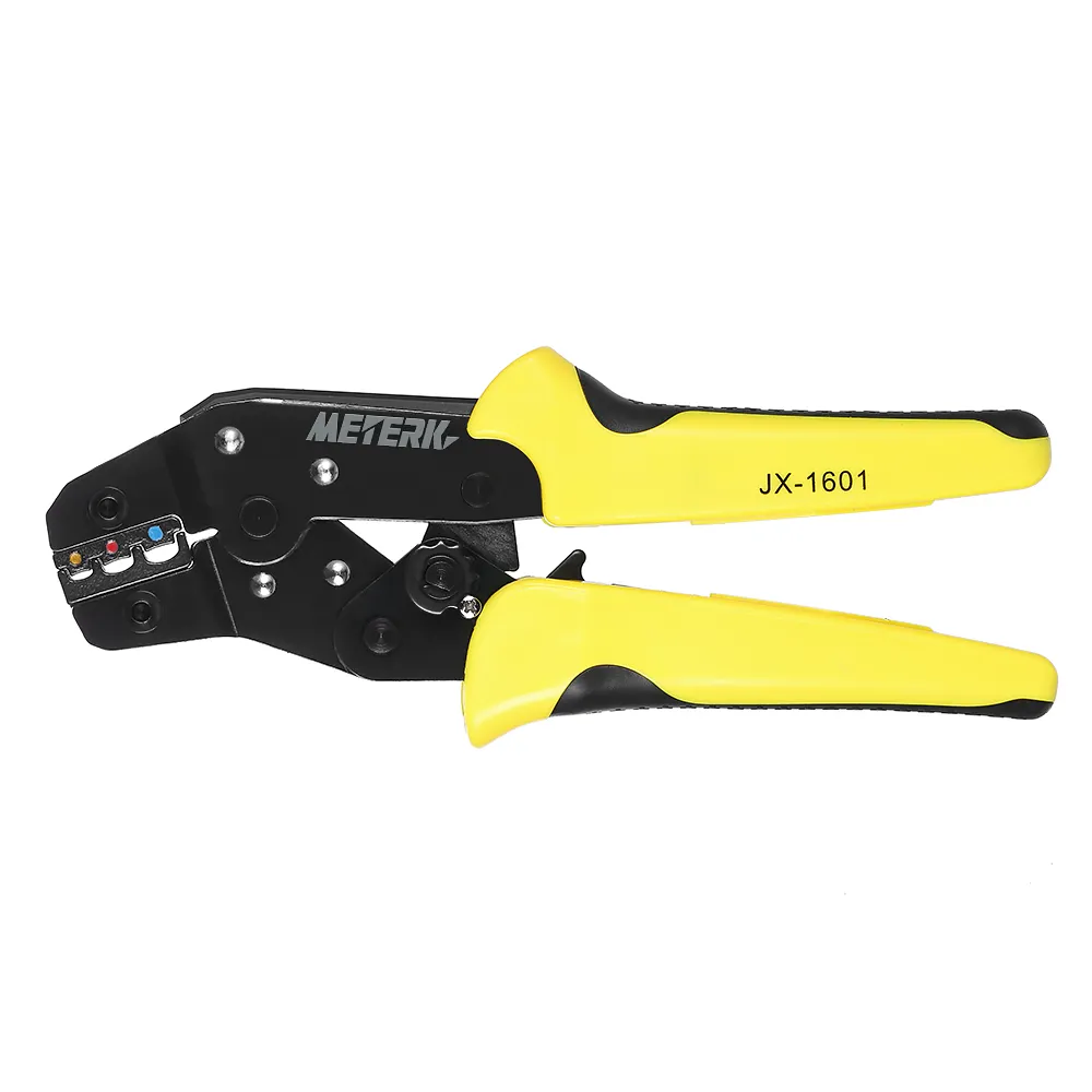 Freeshipping Wire Crimper Engineering Ratchet Terminal Crimping Pliers 0.25-2.5mm2 Insulated Terminals Or Color Code Nests