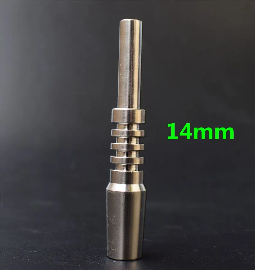 Haute Qualité 10mm 14mm 18mm Quartz Tip Nail Gr2 Titanium Tip Inverted Nail Pour Nectar Collector Concentrate Pipes Accessoires