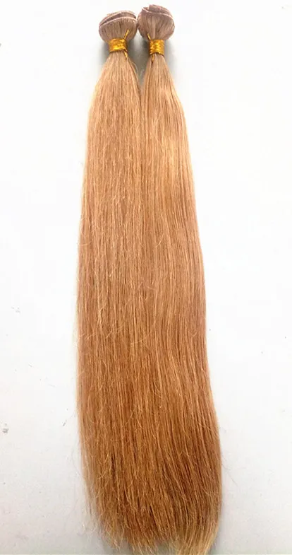 Brazylijska Najlepsza Dziedzina Human Remy Brown 27 # Kolor Proste Włosy Wątek Queen Hair Extensions 100g One Bundle