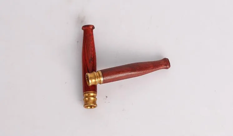 Small red rosewood smooth cigarette holder Wooden cigarette holder smoking hot wholesale promotion new