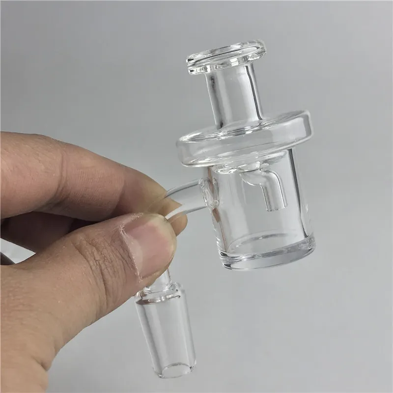 25mm XL 쿼츠 Banger Carb Cap Hookah 4mm 두꺼운 바닥 평면 상위 10mm 14mm 18mm 유리 토로 캡 흡연을위한