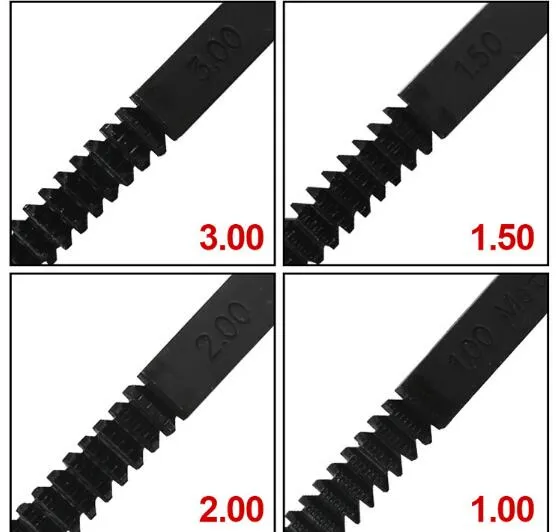 Brandneues 0,75/1,0/1,25/1,5/1,75/2,0/2,5/3,0 Diamantfeilen-Raspel-Schmirgelraspel-Reparaturwerkzeug-Set zum Schleifen, Reinigen, Reparieren und Zahnreparieren