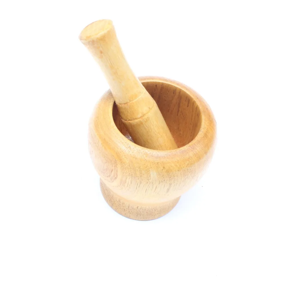 Home garlic tamper bowl tamper Yiwu kitchen gadgets do not crack wooden Tools