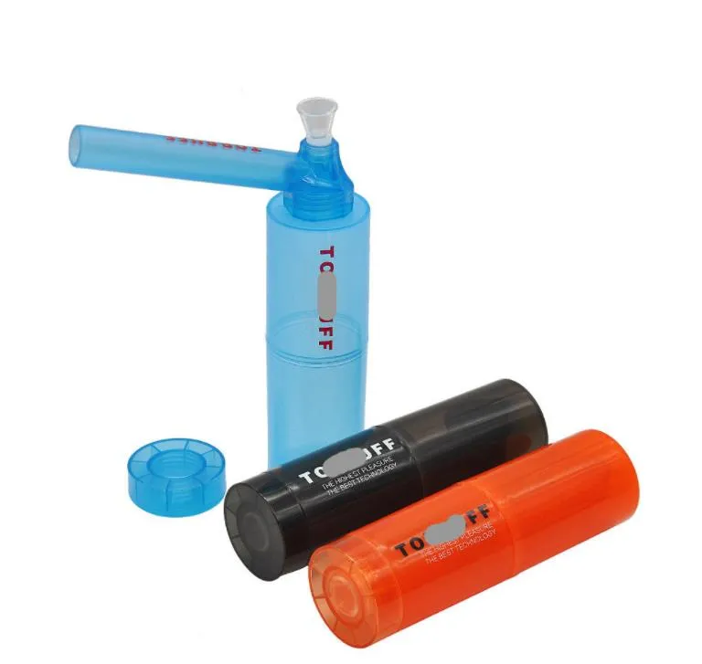 Novo tubo de plástico, copo de plástico, acessórios para tubos de formato, tubo portátil.