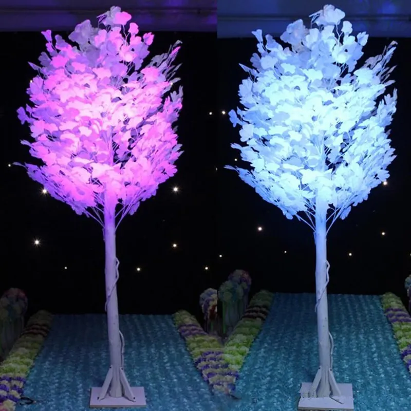 1,0 m 1,2 m 1,5 m di altezza Albero imitazione bianco matrimonio, foglia bianca, vaso centrotavola matrimonio