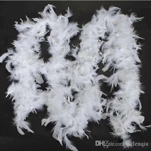 Bande de plumes de poulet, plumes de dinde, Boa pour vêtements, accessoires, fournitures de couture et tissus effrayants, 2 mètres/lot