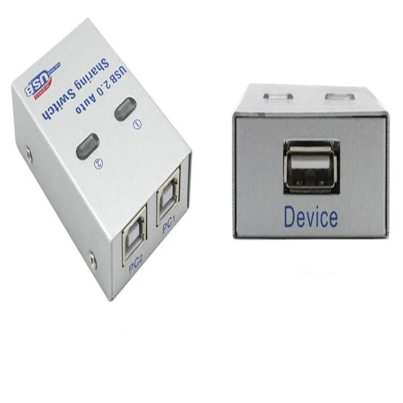 Interruttore Di Condivisione Manuale Automatico USB 2.0 2 In 1 2