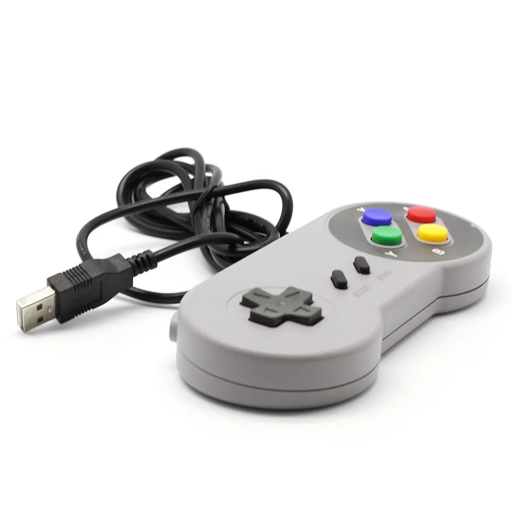 USB Controller Gaming Joystick Gamepad för SNES Style Gamepad Windows PC Mac Computer Control Joysticks High Quality Fast Ship