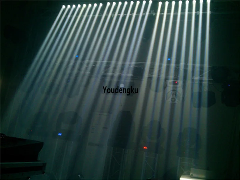 2 Stück 8x10W weiße LED-Bewegungsleiste Cree DJ-Leuchten Kehrbalken-LED