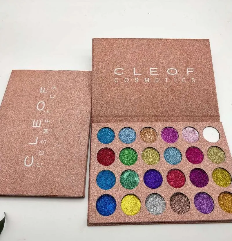 CLEOF Palette Eyeshadow Palette 24 ألوان - شديد الصباغ ، لامع - مقاوم للماء يدوم طويلاً / DHL free