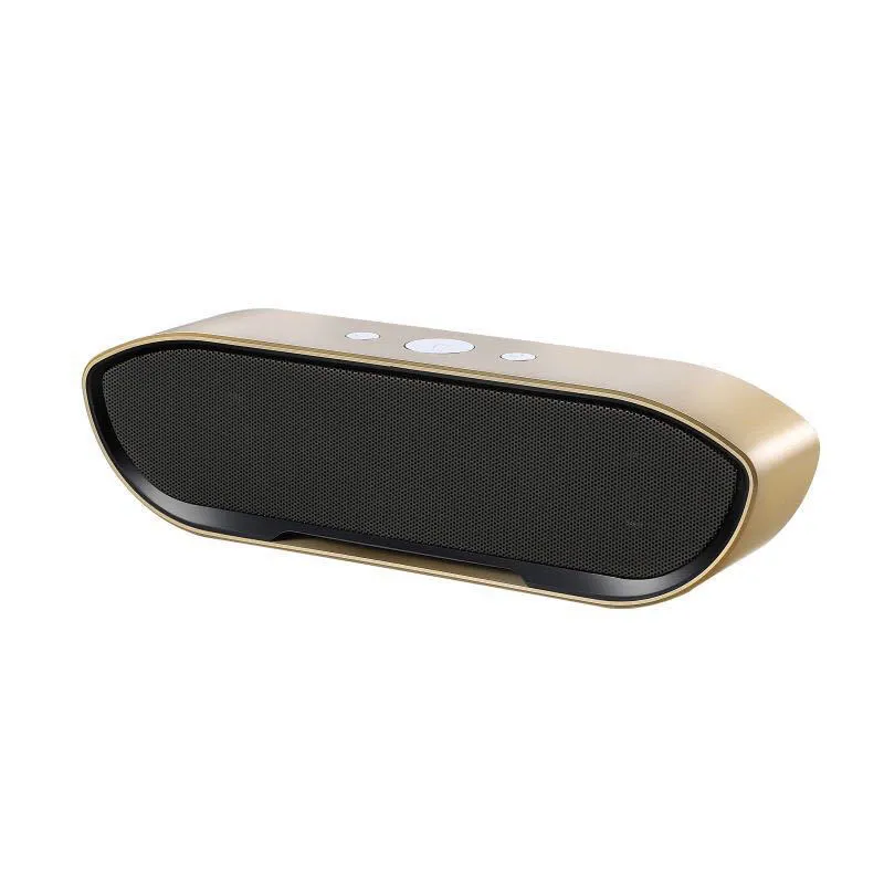 GB2PMON BT Metal Texture Bluetooth Speaker Mini Radio FM Bass Stereo TF Altavoz Portatil Enceinte Bluetooth Portable Puissant