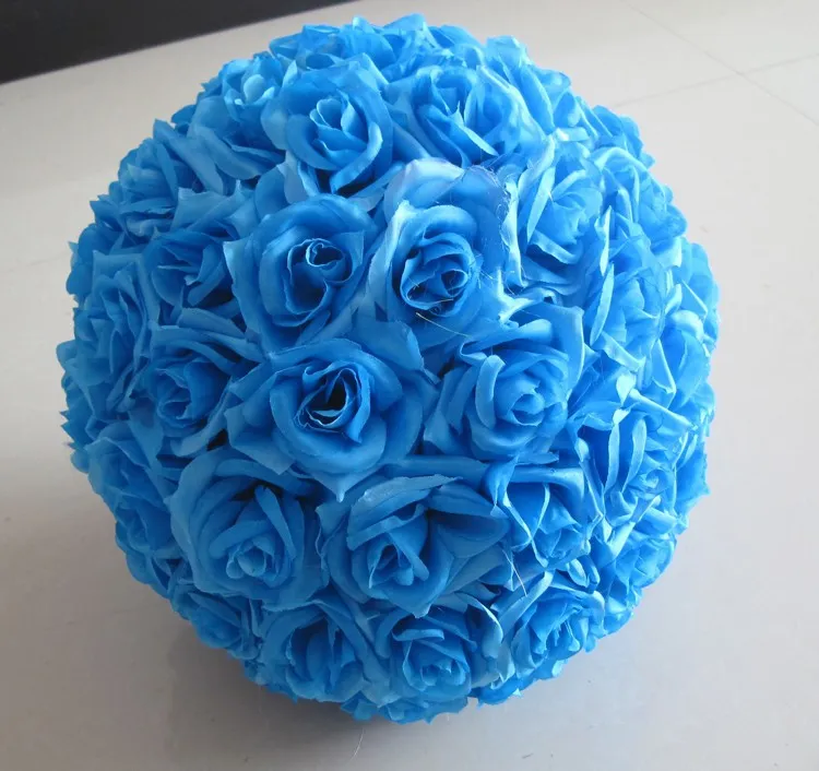 10inch (25cm) Wedding Kissing Balls Pomanders Romantic Silk Flower Kissing Balls Factory Wholesale (3)