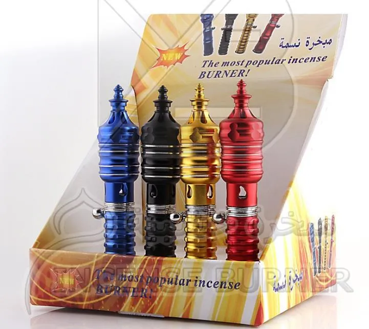 Brûleur d'encens portable pour briquet aromatique Hot Arabia, la couleur de la livraison aléatoire