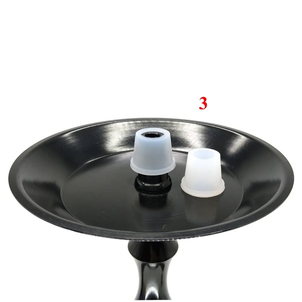 LOMINT White Hookah Bowl Grommet Silicone Rubber Seal For Shisha